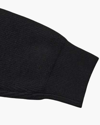 Eleganter Halb-Reißverschluss Strickpullover