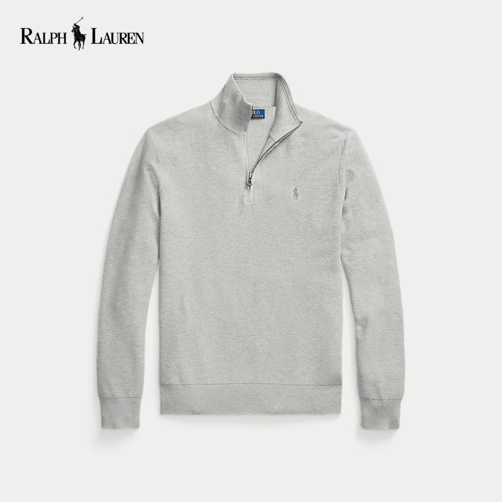 RL Oxford Quarter-Zip Merino