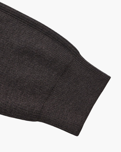 Eleganter Halb-Reißverschluss Strickpullover