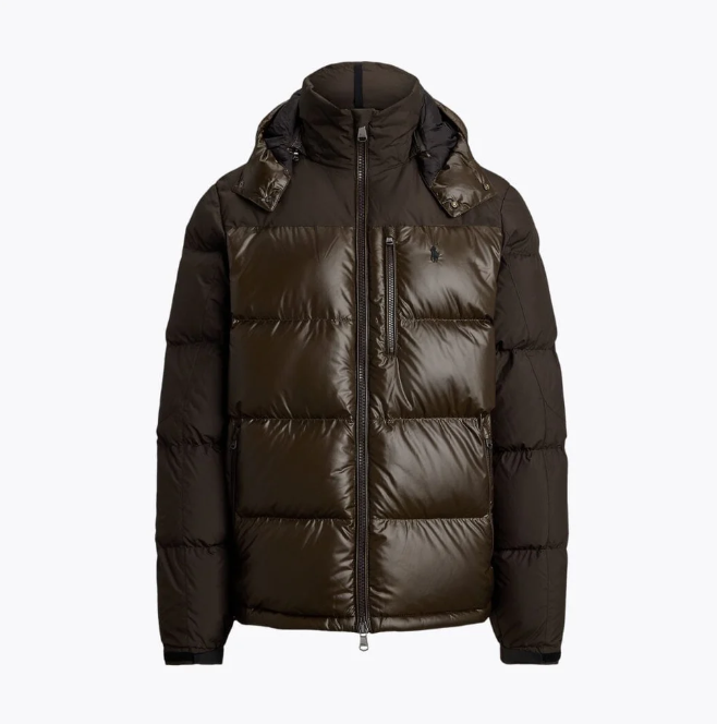 RL Gorham Zweifarbige Daunenjacke