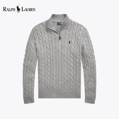 RL Harbour Cable-Knit Half-Zip