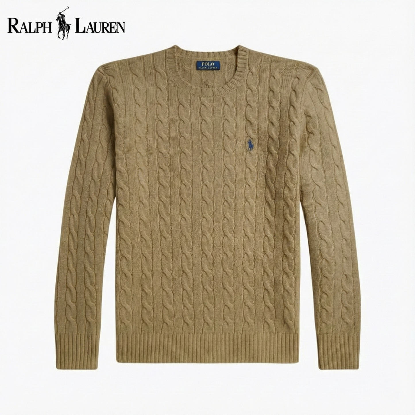 RL Harbour Cable-Knit Merino Sweater