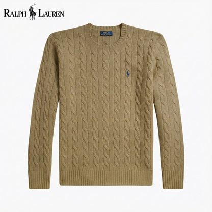 RL Harbour Cable-Knit Merino Sweater