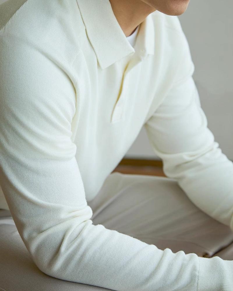 100% Premium Woll-Polo