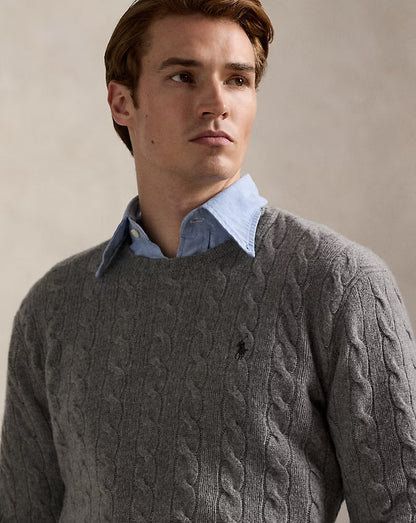 RL Harbour Cable-Knit Merino Sweater